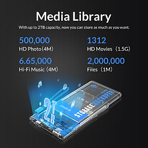 Hộp Ổ Cứng Orico BA2110-CR  Backuper 2.5" SSD/HDD SATA 3 USB 3.0 - Hàng Chính Hãng