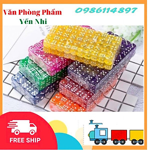 Xúc xắc xí ngầu nhựa 1,6cm chọn mầu