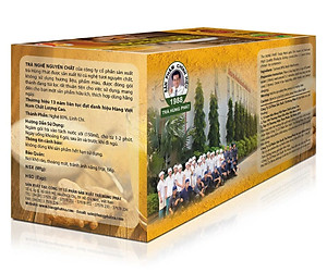 Trà Nghệ Túi Lọc Nguyên Chất Hỗ Trợ Bảo Vệ Dạ Dày Hộp 30 Gói - Hùng Phát Thương Hiệu 35 Năm