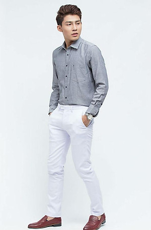 Quần Tây Nam Titishop QTN31 - Trắng