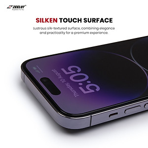 Cường Lực Chống Nhìn Trộm Zeelot Dành Cho iPhone 15 Pro Max / 15 Pro / 15 Plus / 15, Zeelot SOLIDsleek - HÀNG CHÍNH HÃNG