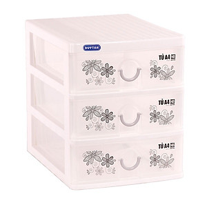 Tủ Nhựa Duy Tân Tomi A4 Nắp Bằng Màu Ngẫu Nhiên