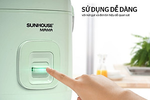 Nồi Cơm Điện Nắp Gài 1.2L Sunhouse Mama SHD8265B - Hàng Chính Hãng