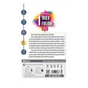 Sách Cách Để Đạt 1 Triệu Follow Chỉ Trong 30 Ngày