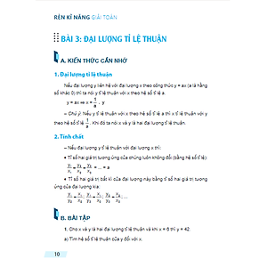 Sách: Rèn Kĩ Năng Giải Toán Lớp 7 - Tập 2