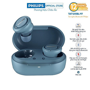 Mua Tai nghe Philips Bluetooth Có Bass TAT1215BL/00- Màu xanh