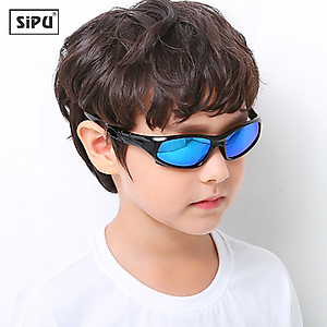 [Kèm Video] Mắt Kính Trẻ Em SiPU Chính Hãng MK05 Chống UV400 + Chống gãy - Bé Trai Bé Gái (Kèm Hộp Ô Tô)