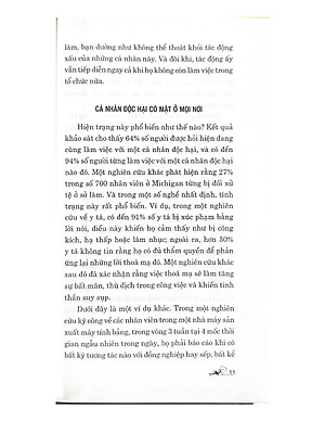 Sách Đối Phó Với Các Cá Nhân Độc Hại Ở Nơi Làm Việc