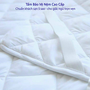 Tấm Bảo Vệ Nệm Chống Thấm Nước Cao Cấp Chuẩn Khách Sạn 5 Sao Tấm Lót Nệm Giường Ngủ Chống Thấm Bảo Vệ Nệm Trải Giường Cao Cấp Tấm Bảo Vệ Nệm Đệm Mỏng Lót Giường Ngủ Chống Thấm Cho Bé