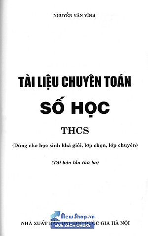 Tài Liệu Chuyên Toán Số Học Trung Học Cơ Sở (Tái Bản)