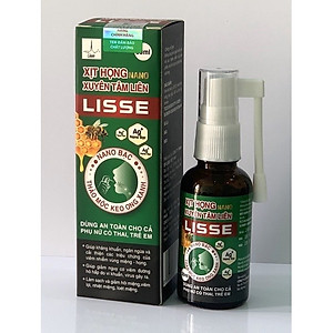 ￼Xịt họng Nano Xuyên tâm liên Lisse ( chai 30ml), tăng miễn dịch