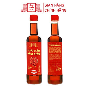 Đặc Sản Phan Thiết - Thùng 6 Chai Nước Mắm Tôm Biển Làng Chài Xưa 525Ml Hồng Ngọc Đại Dương 300 Năm Truyền Thống