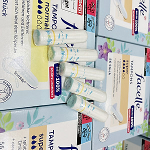 BĂNG VỆ SINH Tampon FACELLE - Siêu Thấm Hút - Nhỏ Gọn - Dạng Nút Chai - Hàng Nhập Khẩu Đức - Tampons