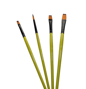 Bộ 4 Cây Cọ Vẽ Acrylic CM-04BRS-A