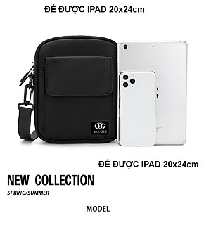 Túi đeo chéo nam nữ thời trang BEE GEE 0127 để điện thoại ipad chống thấm nước đẹp chất lượng tốt