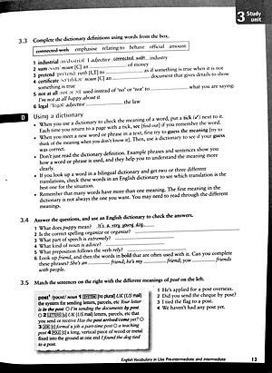 English Vocabulary in Use: Pre-Intermediate and Intermediate Book with Answers: Vocabulary Reference and Practice (Kèm CD)