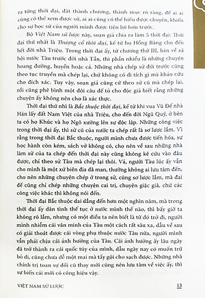 Việt Nam Sử Lược - Bản Đặc Biệt (Tái Bản)