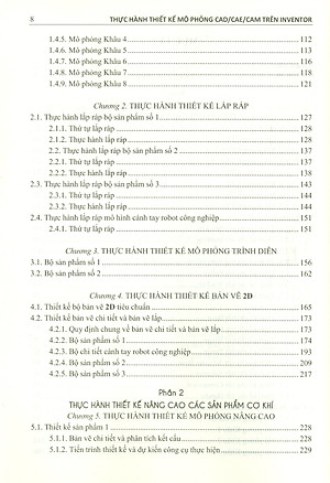 Thực Hành CAD/CAE/CAM Trên Phần Mềm INVENTOR, Tập 1 - Thiết Kế Mô Phỏng CAD