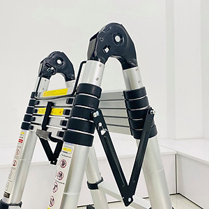 Thang nhôm rút đôi SUMIKA SK640D NEW (3.2M+3.2M) - rút chữ I cao 6.4m, rút chữ A cao 3.2m, tải trọng 300kg