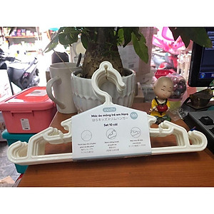 Set 10 Móc áo trẻ em Inochi (MA185) (tiêu chuẩn Nhật Bản)