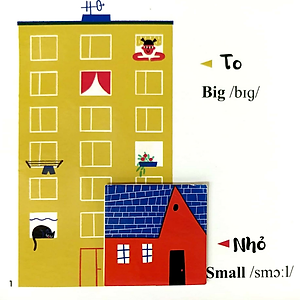 Sách Đục Trổ Thông Minh - Những Từ Vựng Đầu Đời Của Bé - My First Words- Sự Tương Phản - Opposites