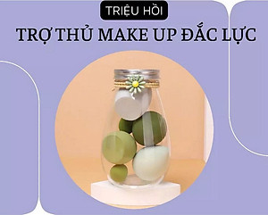 HỘP 6 Bông Mút Đánh Kem Nền Thông Minh - Mút trang điểm - Hàng Chính Hãng - ( Giao Màu ngẫu nhiên )