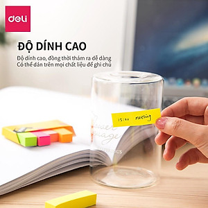 Giấy Phân Trang 5 Màu 100 Tờ/Tệp Deli - Phù Hợp Học Sinh Văn Phòng - EA11402