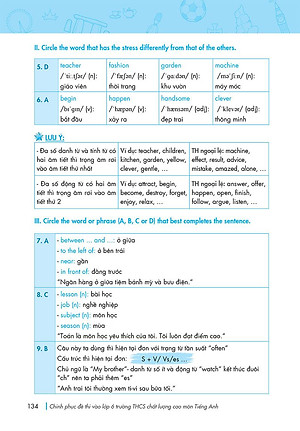 Sách Chinh Phục Đề Thi Vào Lớp 6 Trường THCS Chất Lượng Cao Môn Tiếng Anh