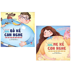Combo Bố Kể Con Nghe + Mẹ Kể Con Nghe-Tặng Bookmark AHA