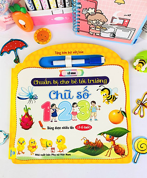 Sách - Chuẩn bị cho bé tới trường: Chữ cái và chữ số ndbooks