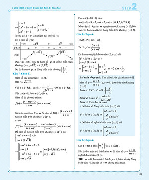 Sách 3 Step - Tiết Lộ Bí Quyết 3 Bước Đạt Điểm 8+ Toán Học