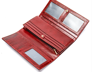 Ví Da Bò Cầm Tay Dáng Dài Thời Trang cao cấp Cho Nữ phong cách châu âu