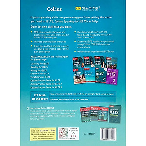 Sách Collins
Speaking for IELTS