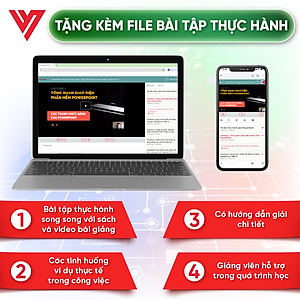 Sách PowerPoint Ứng Dụng Văn Phòng Quy Trình Thiết Kế Slide Chuyên Nghiệp Kèm Video Online Miễn Phí