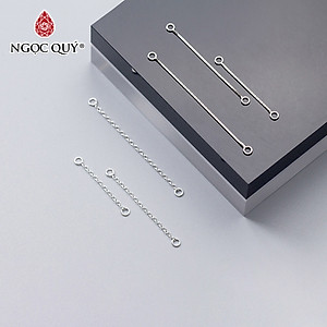 Charm bạc dây xích trang trí - Ngọc Quý Gemstones