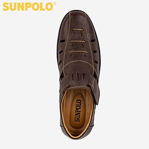 Giày Rọ Nam Da Bò SUNPOLO STA680 (Đen, Nâu)