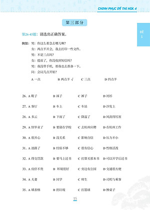 Chinh Phục Đề Thi HSK 4 (Kèm Giải Thích Ngữ Pháp Chi Tiết)