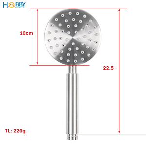Tay sen tắm inox 304 hỗ trợ tăng áp Hobby home decor TS3