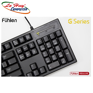 Bàn Phím Fuhlen G411S Black - Phím văn phòng - Hàng Chính Hãng
