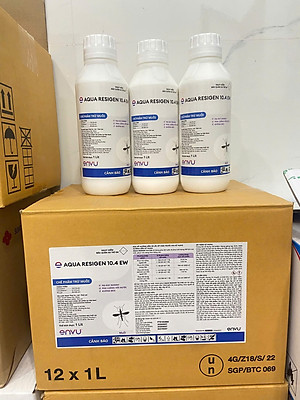 (Ko mùi) Hàng ELANCO - Thuốc Aqua Resigen 10.4 EW diệt muỗi, kiến, gián, rệp, bọ xít.... Bộ Y tế cho phép lưu hành