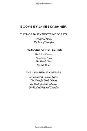 Sách The Mortality Doctrine #2: The Rule Of Thoughts