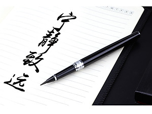 Bộ bút lông viết thư pháp mực ống Baoke S40