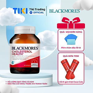 Viên Uống Hỗ Trợ Giảm Cholesterol Ngăn Ngừa Bệnh Tim Mạch Blackmores Cholesterol Health Lọ 60 Viên