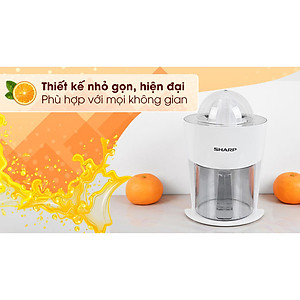 Máy Vắt Cam Sharp EJ-J408-WH (40W) - Hàng Chính Hãng