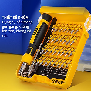Bộ Tua Vít Sửa Chữa Đa Chức Năng Deli - 30 Đầu Vít Cao Cấp - Chất Liệu Siêu Bền, Thiết Kế Gọn Nhẹ Tinh Tế