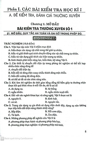Sách Đề Kiểm Tra Đánh Giá Vật Lí Lớp 10 (Bám Sát SGK Kết Nối Tri Thức Với Cuộc Sống )
