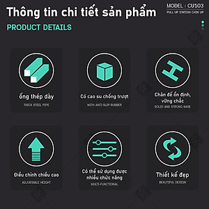 BG Bộ xà đơn, xà kép đa năng cao cấp đa năng Gym, lượng Kéo lên tại nhà dụng cụ tập thể dục phòng gym (hàng nhập khẩu)
