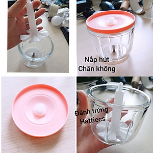 Máy Xay Đồ Ăn Dặm Cho Bé 6 Lưỡi Cối Thuỷ Tinh Hàng Nội Địa Trung Bản Cao Cấp Siêu Mịn Tiện Dụng - Tặng Kèm Dụng Cụ Rửa Máy-Hàng Chính Hãng 