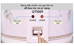 Nồi Cơm Điện Nắp Gài Tiger JNP-1000 - 1L JASMIN - Hàng Chính Hãng