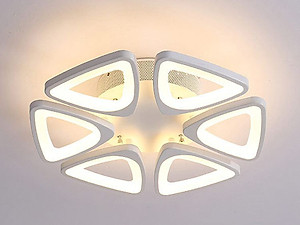 Đèn ốp trần hoa mai 6 cánh 3 chế độ sáng có điều khiển từ xa